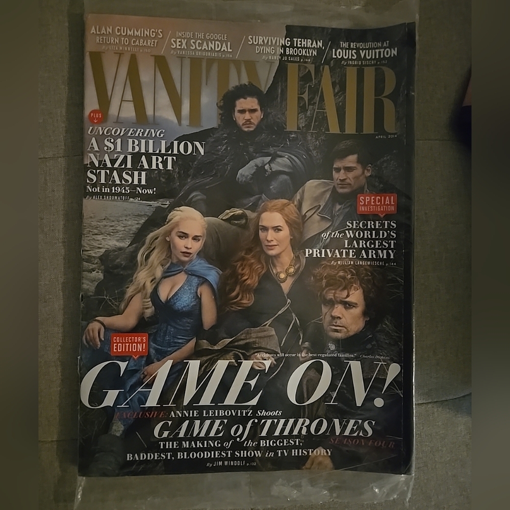 Vanity Fair - Game of Thrones April 2014 issue
